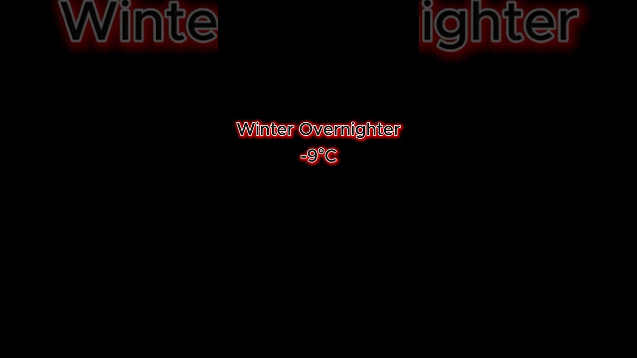 Winter Solo Overnighter 