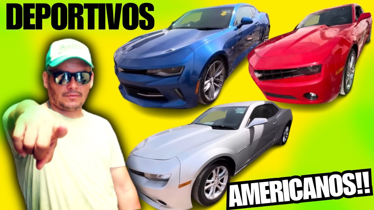 🔴 ESTOS SON LOS MEJORES DEPORTIVOS..CAMARO...FORD MUSTANG