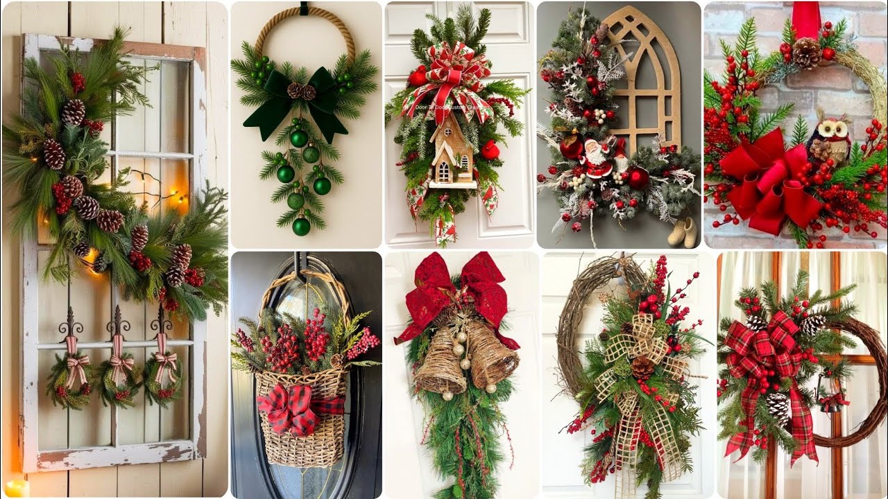 ♻️Door Hanging Wreaths | DIY Jute & Burlap Craft from Old Things |Budget Christmas Decor
