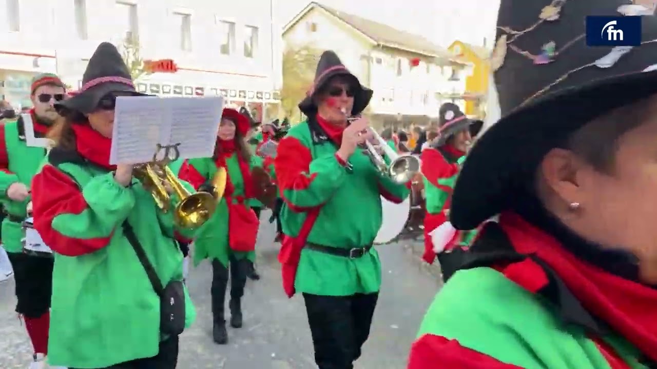 Rosenmontagsumzug in Buchen