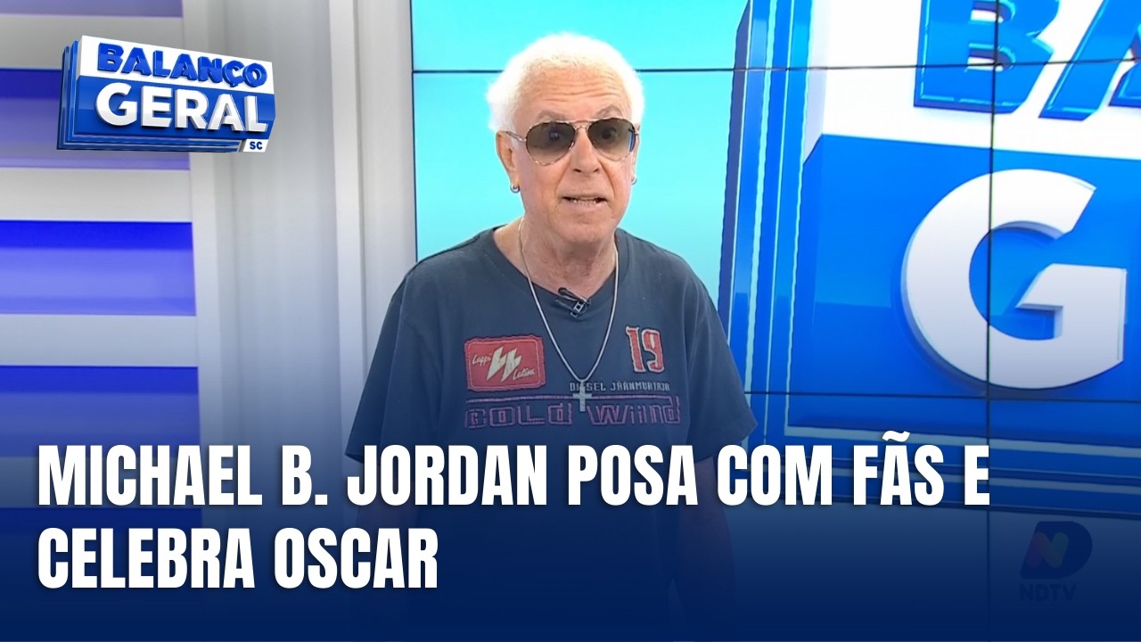 Destaque Cacau Menezes - Michael B. Jordan celebra vitória no Oscar com hambúrguer e milkshake