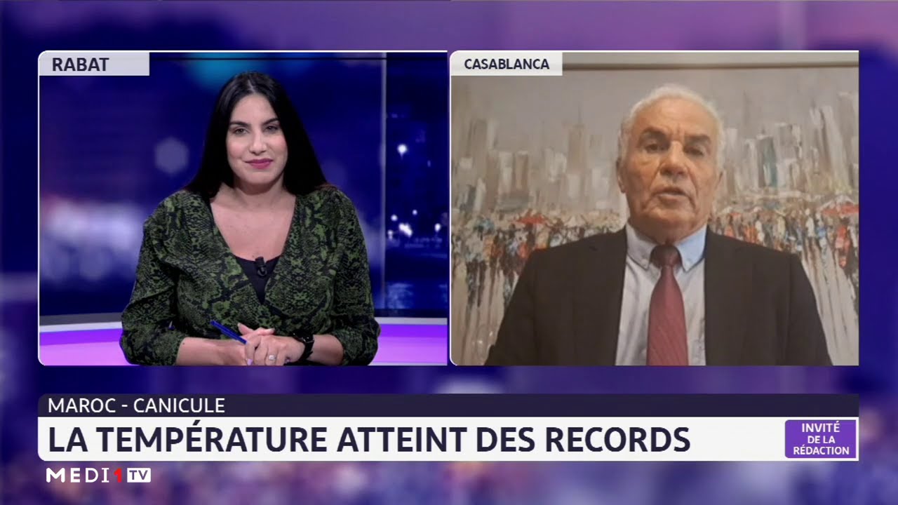 Hausse des températures au Maroc. Lecture Mohamed Bellouchi