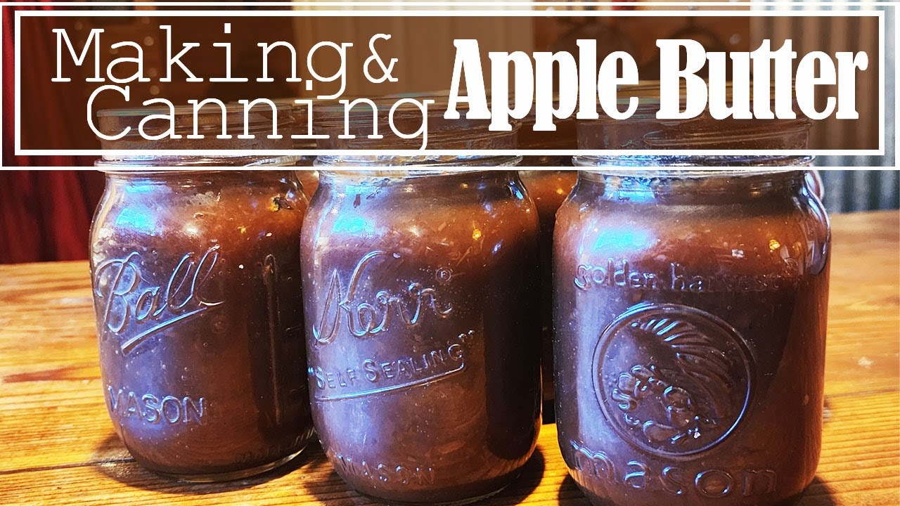 How to Make and Water Bath Can Apple Butter