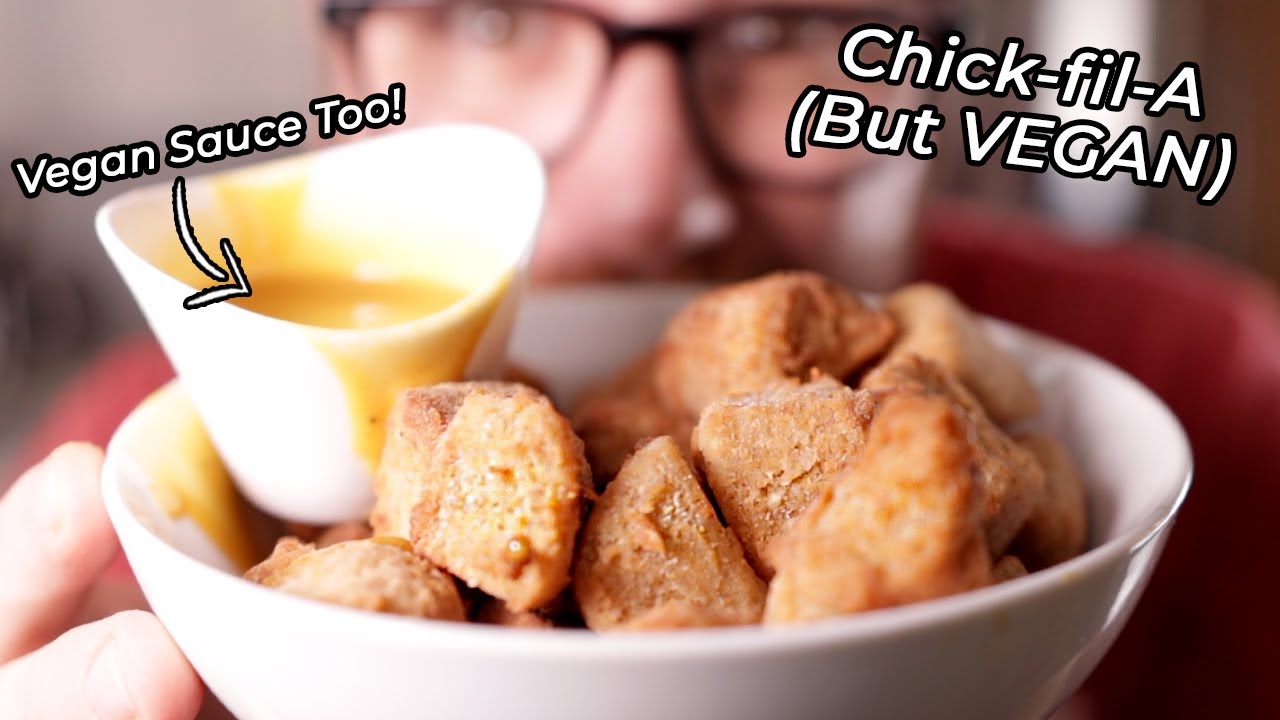 Making Chick-fil-A Chicken Nuggets BUT VEGAN