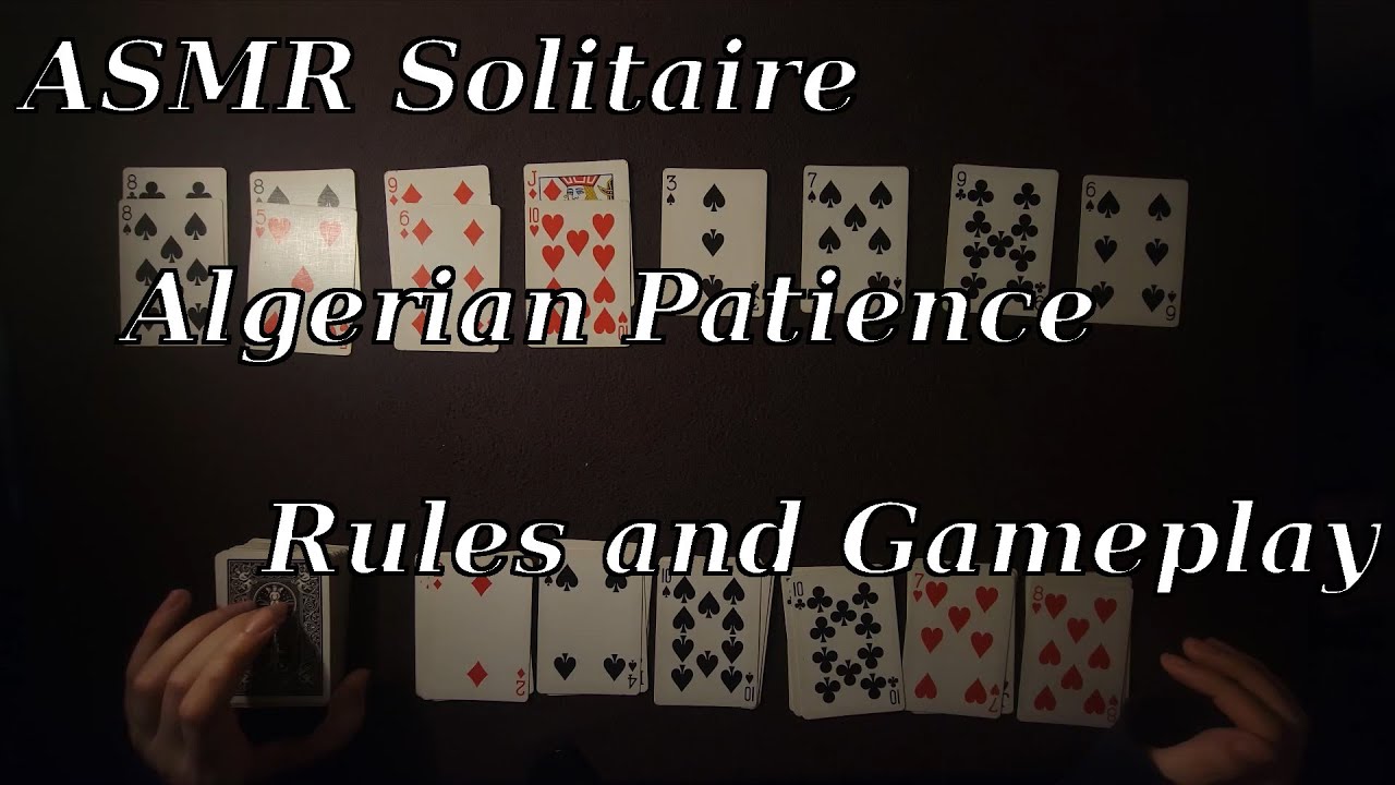 ♦️ Solitaire ASMR - Algerian Patience (Rules and gameplay) ♦️
