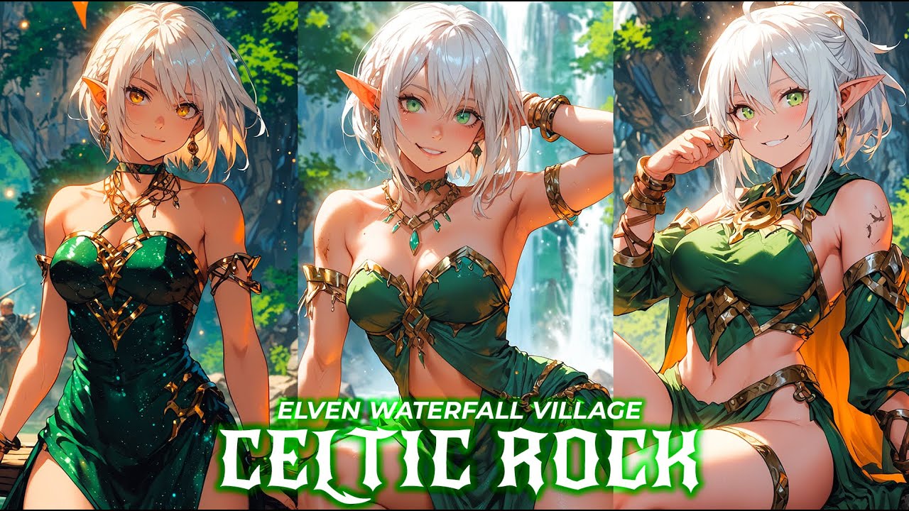 🌿🌊 Elven Village Music | Celtic Fantasy Rock✨2 Hours of RPG, Study & Focus BGM Music