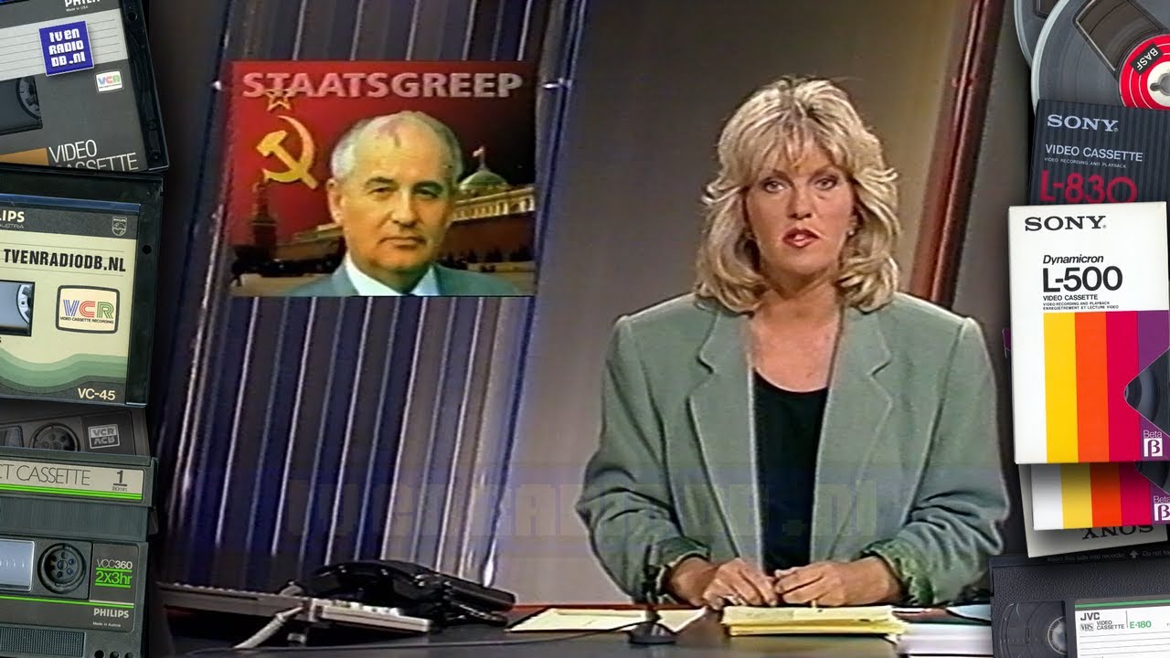 TV: NOS Journaal (19910819) - 2000uur Journaal met Pia Dijkstra | Rusland | Sovjet Unie Staatsgreep