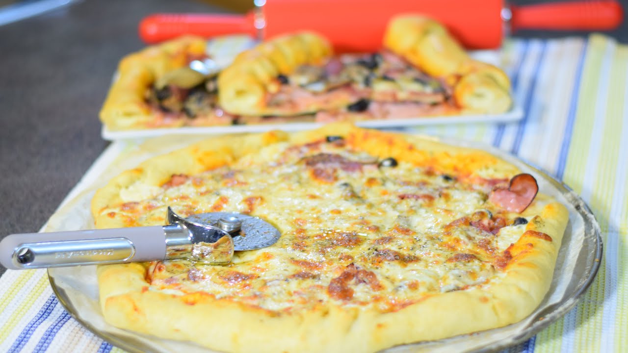 Najbolja domaca pica-kao iz picerije - The best homemade stuffed crust pizza