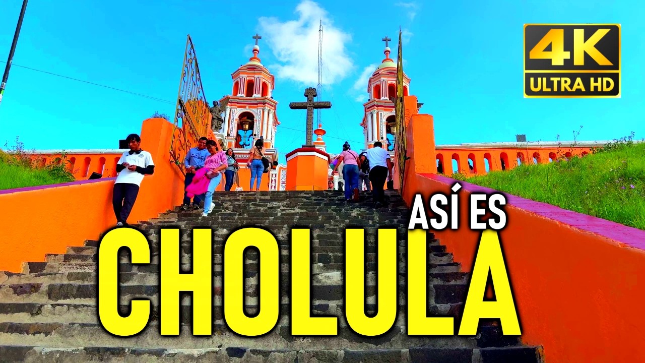 CHOLULA GUIA DE VIAJE: Pirámide, Zona Arqueológica y MÁS | QUÉ HACER en CHOLULA [4K]