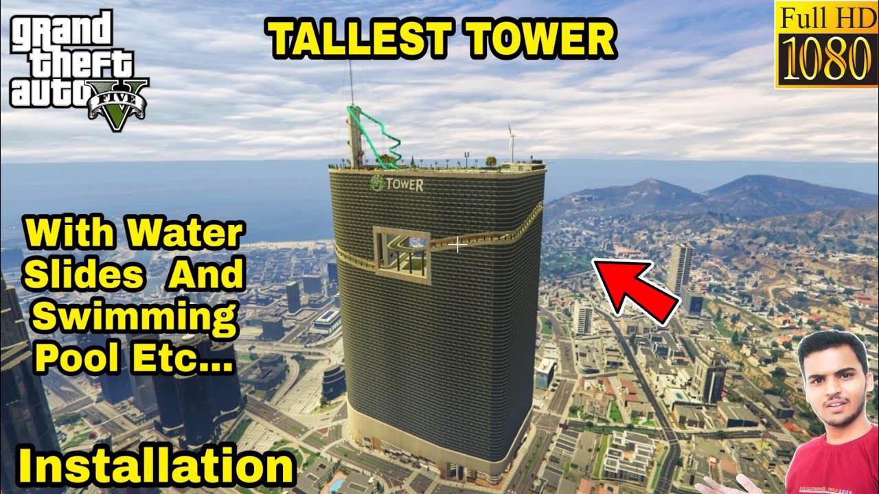 GTA 5 : HOW TO INSTALL TALLEST TOWER | TALLEST BUILDING MOD🔥🔥🔥
