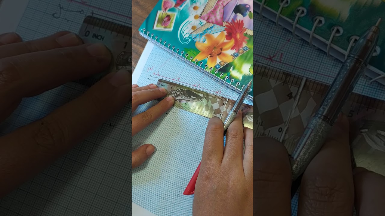 رسم مثال مقياس مقارن يقيس للوحدات الصحيحة الجزء الثاني (رسم المثال)