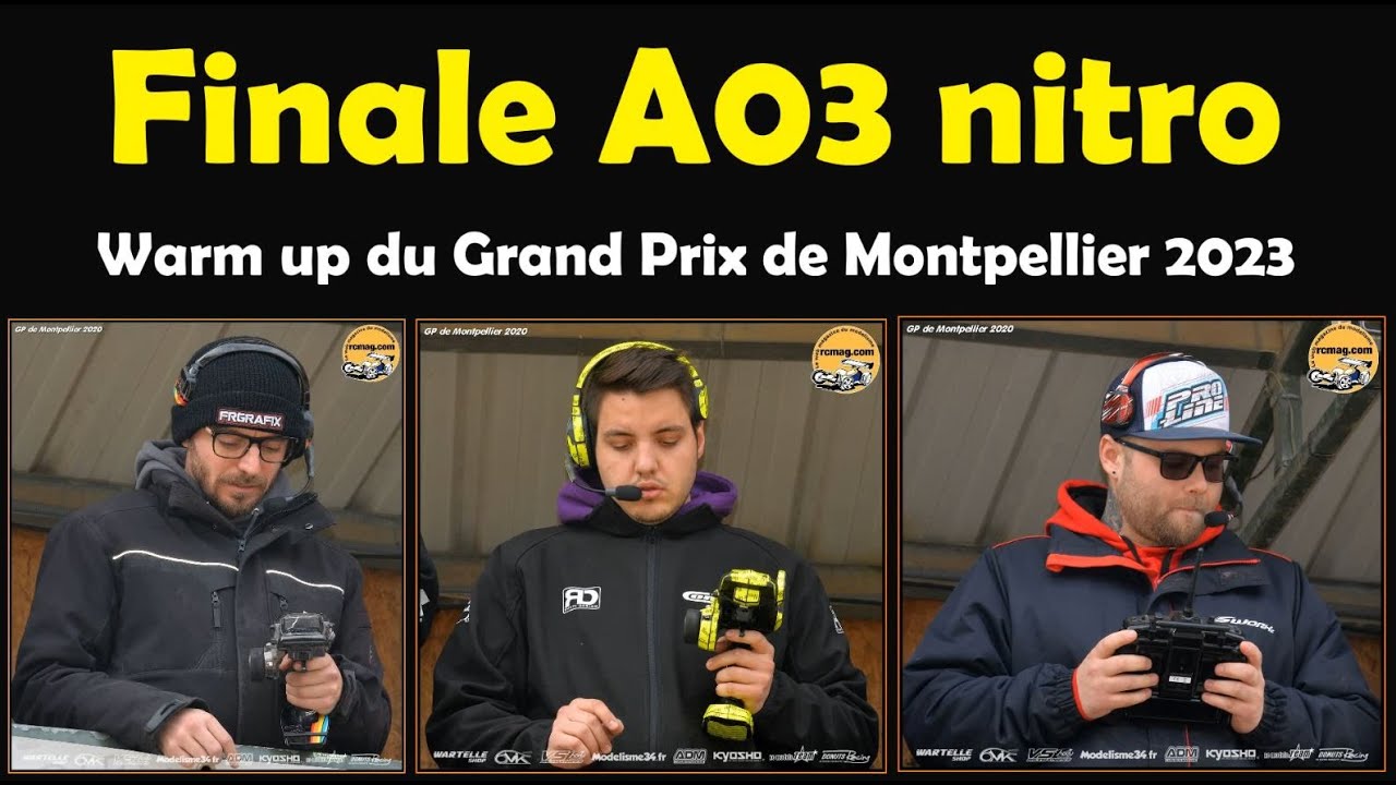 Finale buggy TT 1/8 A03 nitro - Warm up du grand prix de Montpellier 2023
