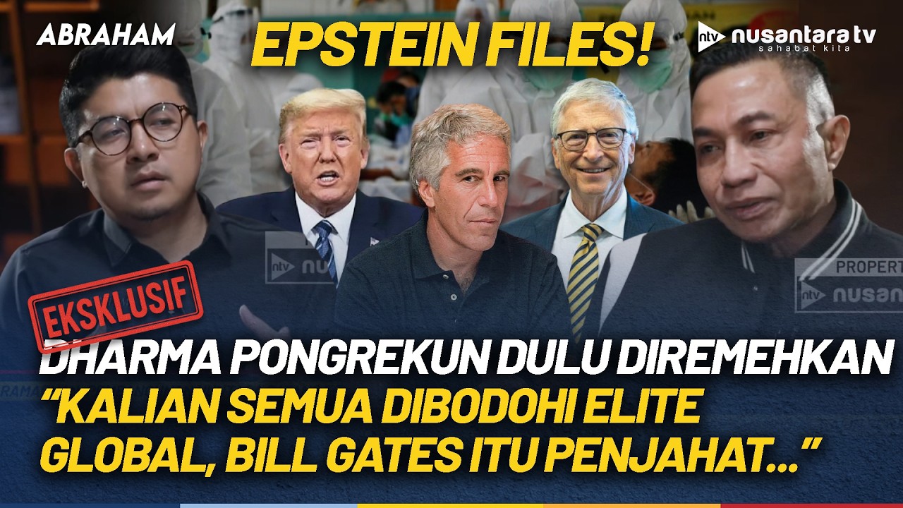 [FULL] EKSKLUSIF! Teori Konspirasi Pongrekun Ternyata Benar di Epstein Files, Covid-19 Settingan?