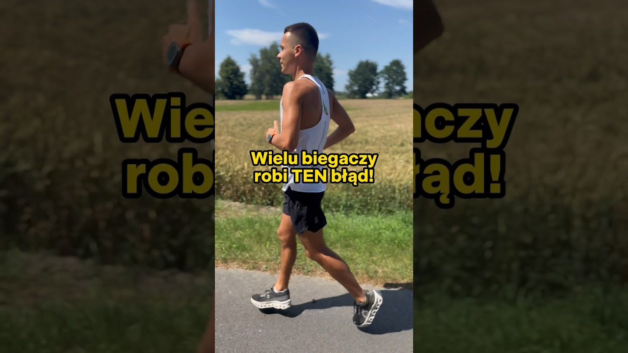 W ten spos&oacute;b nie poprawisz techniki biegu #bieganie