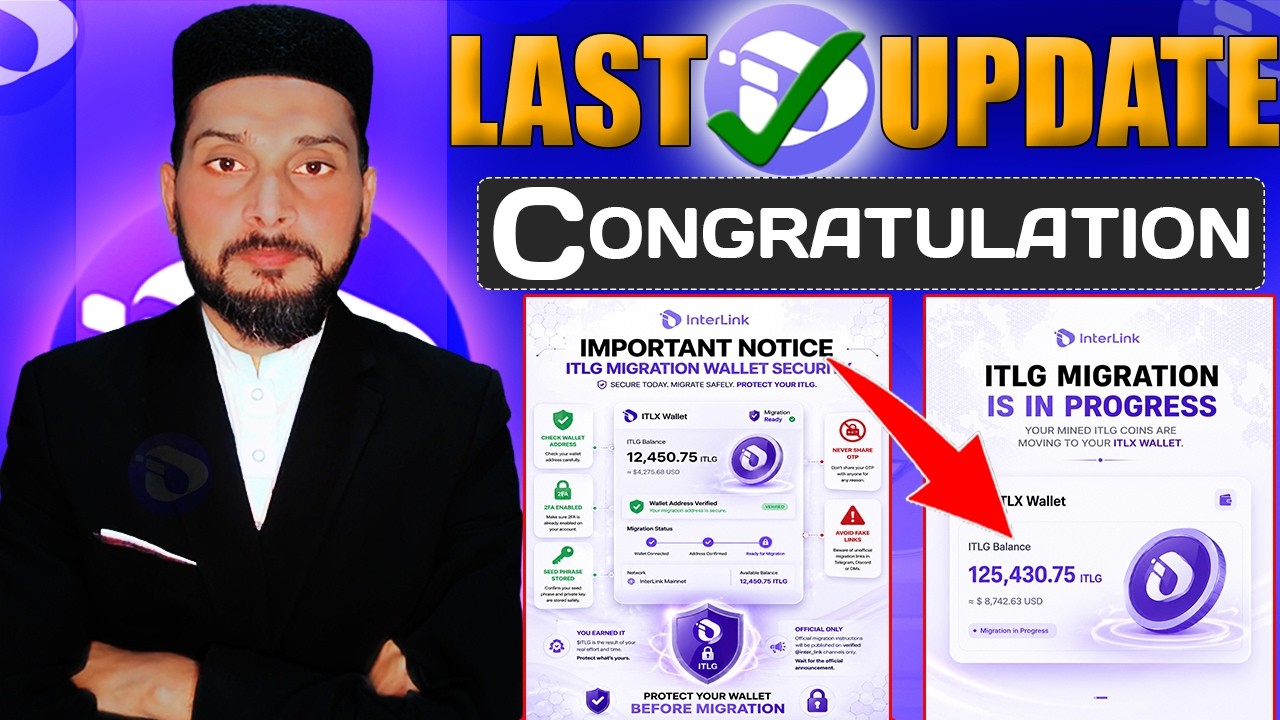 Interlink Final & Last Update | How to Set Up Your Interlink Wallet? | Last Step Before Verificat...