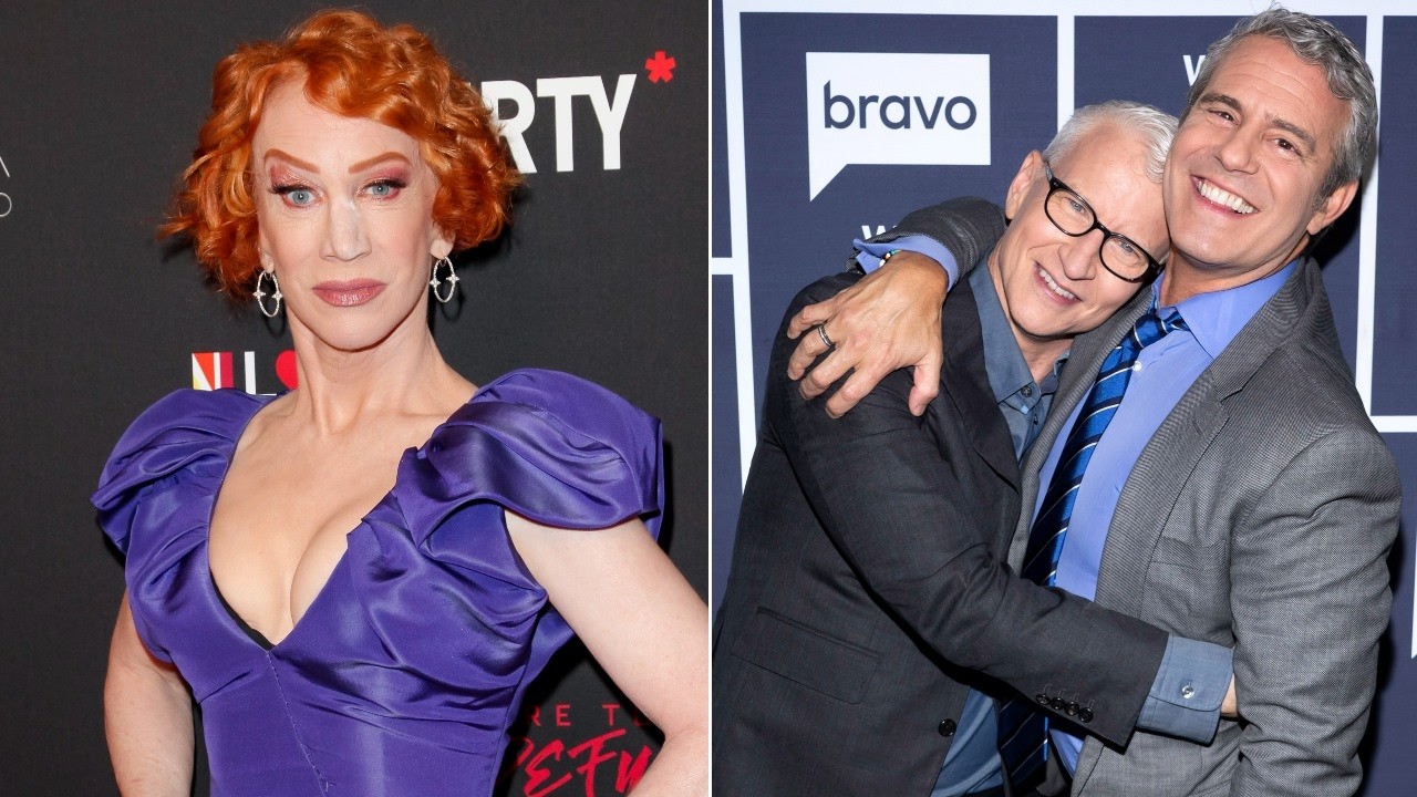 Kathy Griffin on Where She Stands with Anderson Cooper & Andy Cohen: “I Guilted Them & Shamed Them!”