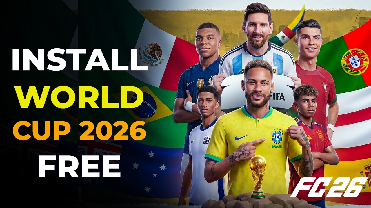 Как установить мод World Cup 2026 в FC 26 (100% БЕСПЛАТНО И БЕЗ ОШИБОК) ПОЛНОЕ РУКОВОДСТВО