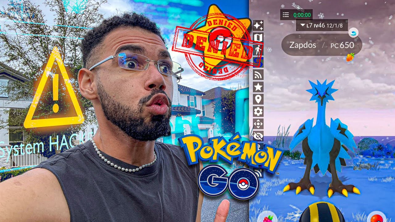 O HACK MAIS SEGURO DE *2025* NO POKEMON GO... NÃO SEJA BANIDO COM ISSO!! 😱 #pokémongo