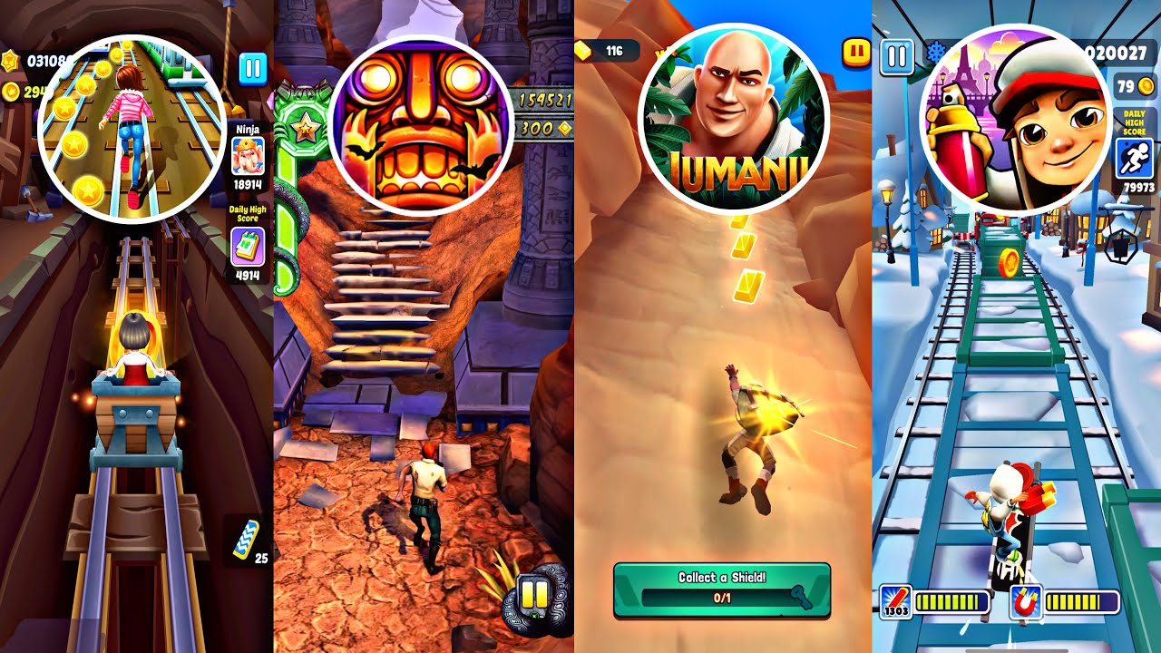 Subway Surfers 🆚 Temple Run 2 🆚 Jumanji 🆚 Subway Surfers New Update