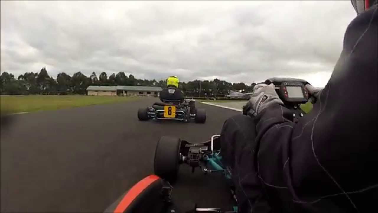 south west kart track onboard formula k  kz2, tm kz10