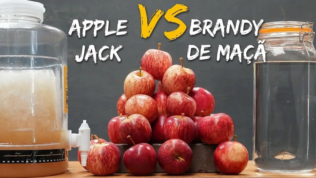 Cachaça de Maçã Caseira vs. Apple Brandy: Qual é Melhor?