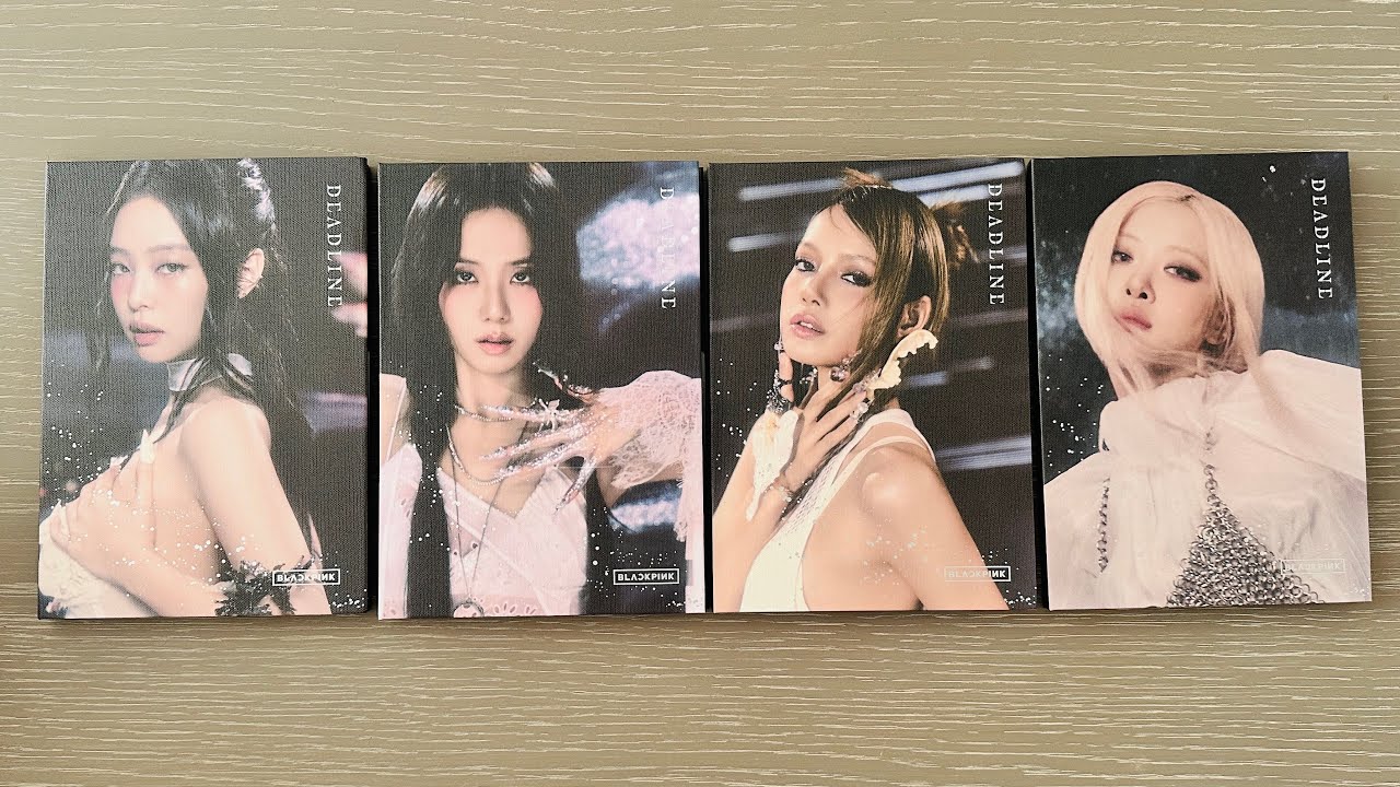 BLACKPINK - DEADLINE | Silver Version - Lisa, Jennie, Jisoo, Rose | Unboxing