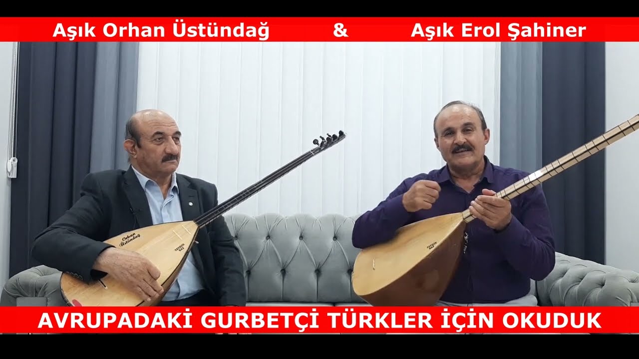 Avrupalı T&uuml;rkler (Gurbet&ccedil;iler) Atışması - Aşık Orhan &Uuml;st&uuml;ndağ & Aşık Erol Şahiner