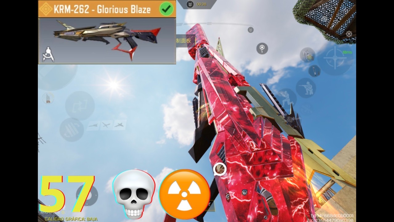Sacamos nuke con la KRM Gloruis Blaze 💀 en hard point - Call of Duty Mobile