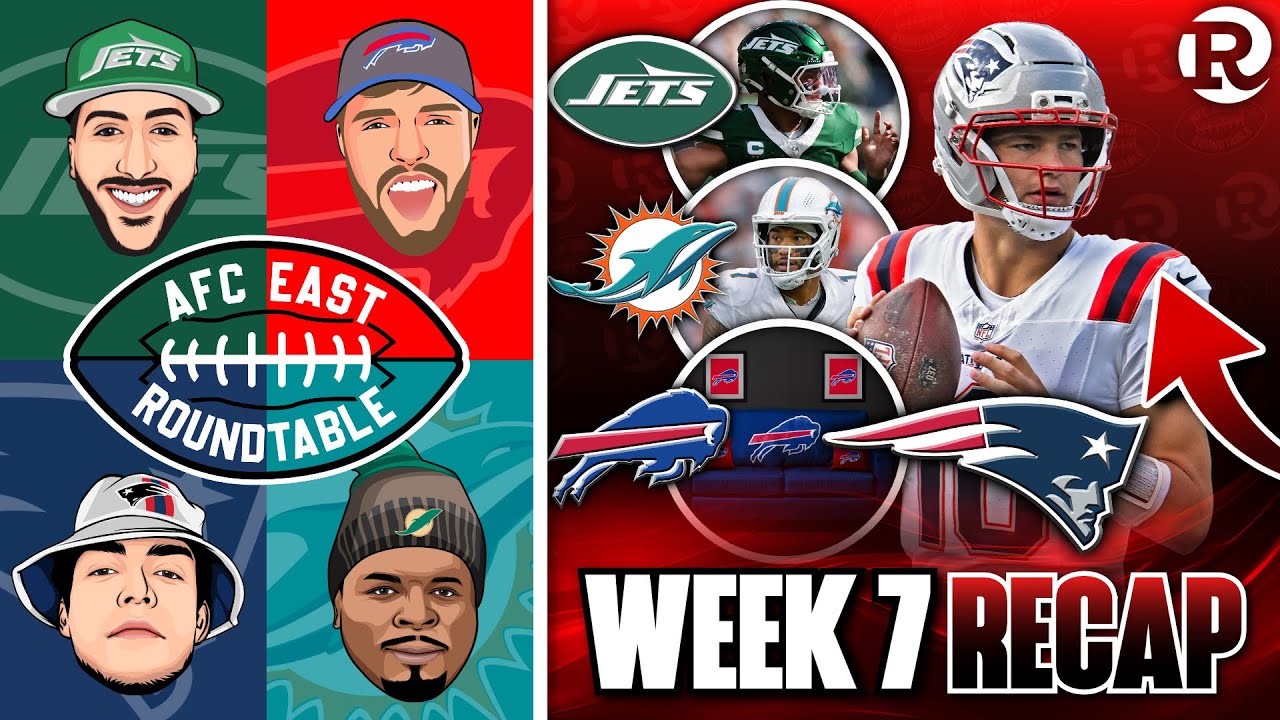 🚨 AFC East Week 7 RECAP - Patriots Are RED HOT - Jets & Phins SUCK !