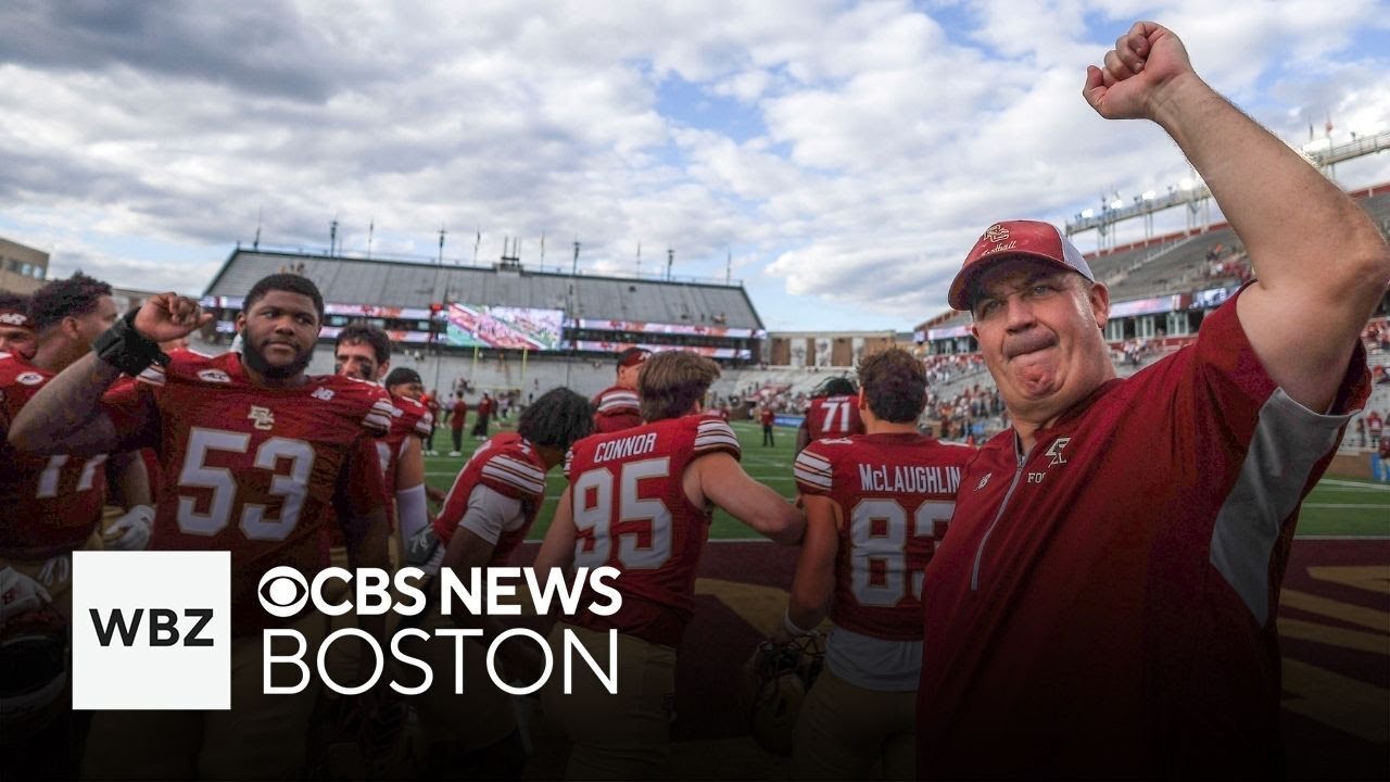 Bill O'Brien on Boston College's big win in Week 1, status of quarterback Dylan Lonergan