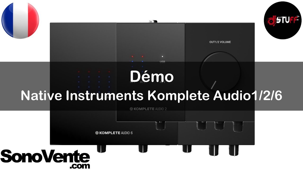 Native Instruments Komplete Audio 1, Audio 2, Audio 6 🇫🇷 ( English link in description )