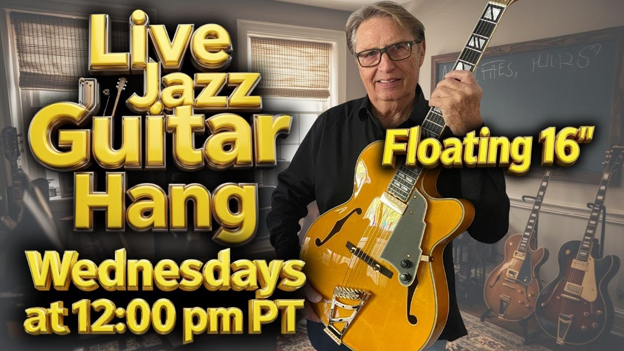 Killer 16” D’Angelico with Floating Pickup - Live Jazz Guitar Hang