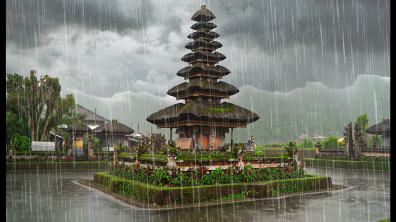 This Balinese Rain Sound Will Knock You Out in Minutes 🌧️💤 | 100% Natural Sleep