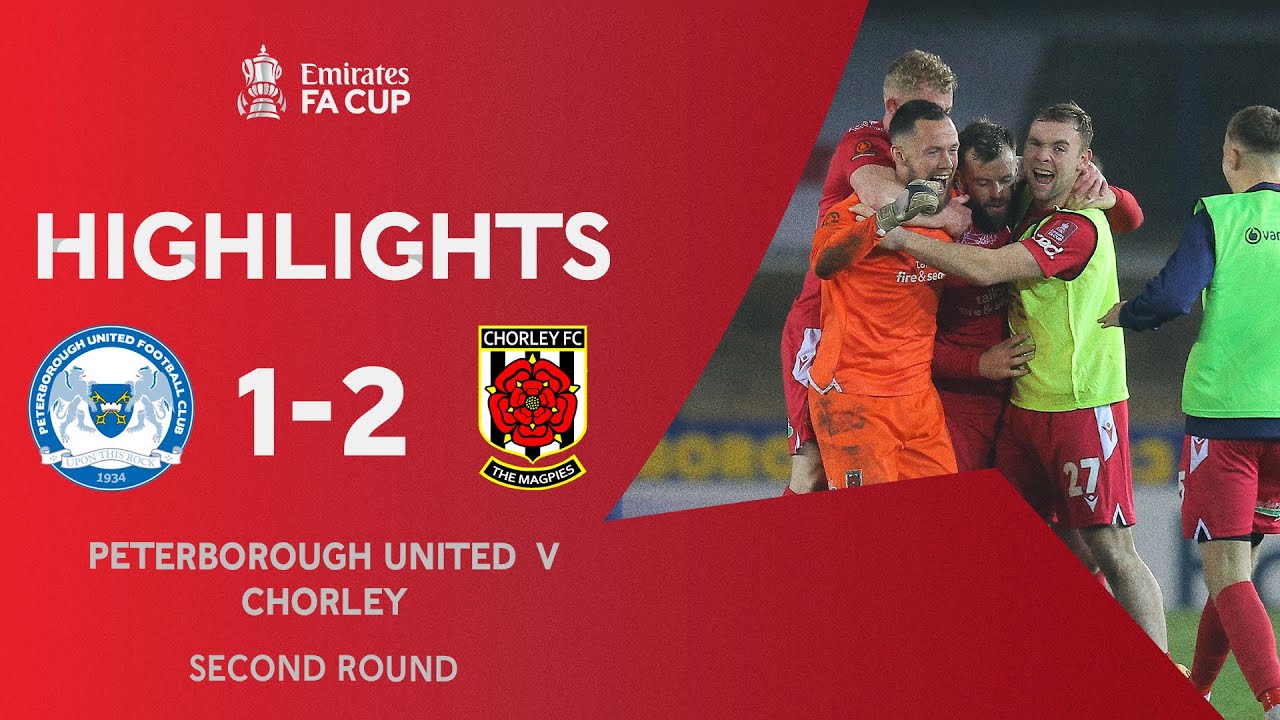 Non-League Chorley Upset The Posh! | Peterborough United 1-2 Chorley | Emirates FA Cup 2020-21