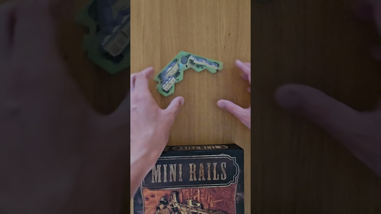 Mini Rails board game train stocks how to setup play and review  AmassGames 4k #games  #boardgame