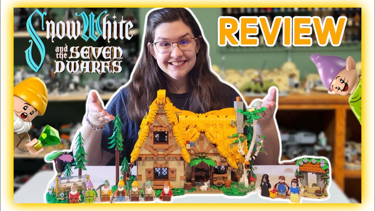 Lego Disney: Snow White & The Seven Dwarfs' Cottage Review | 43242 | LegoMaster738