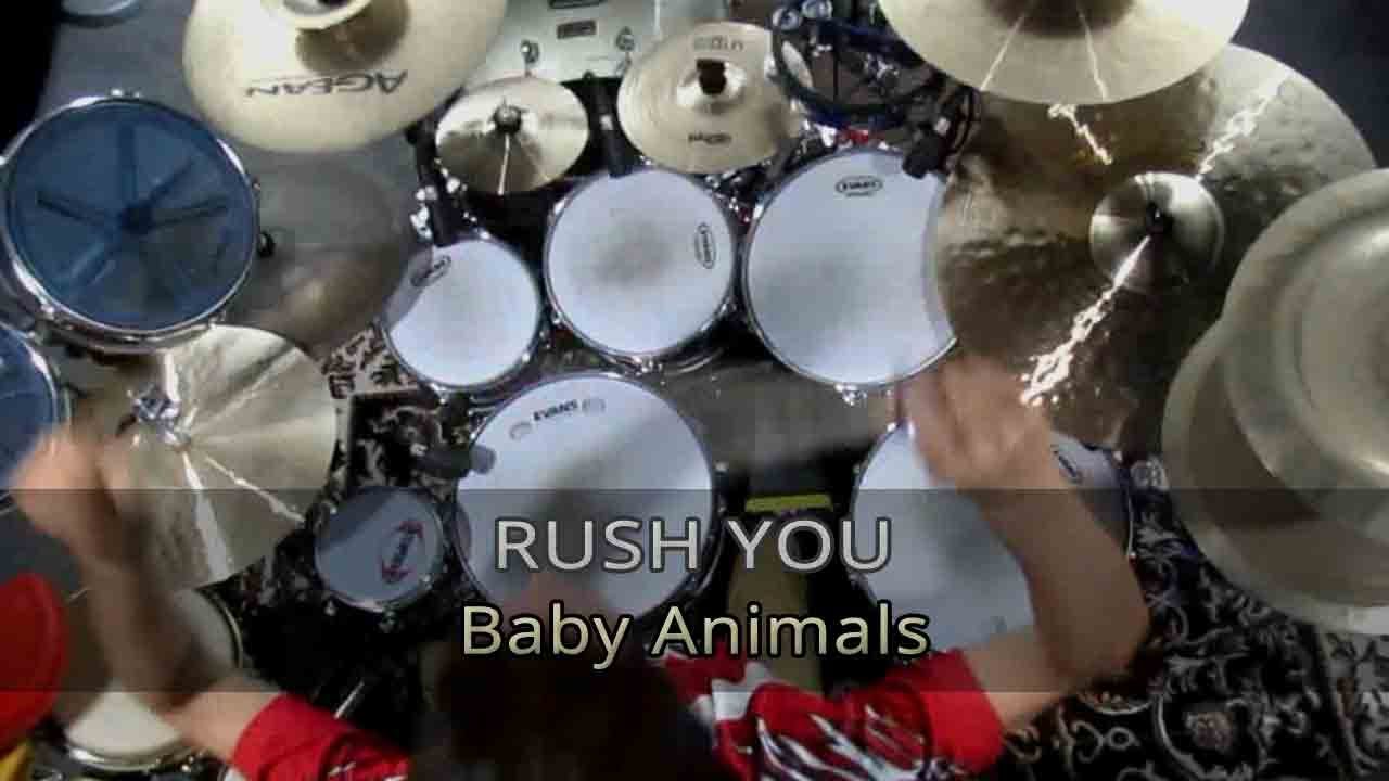 Rush You - Baby Animals (drum cover by Claudio Reis)