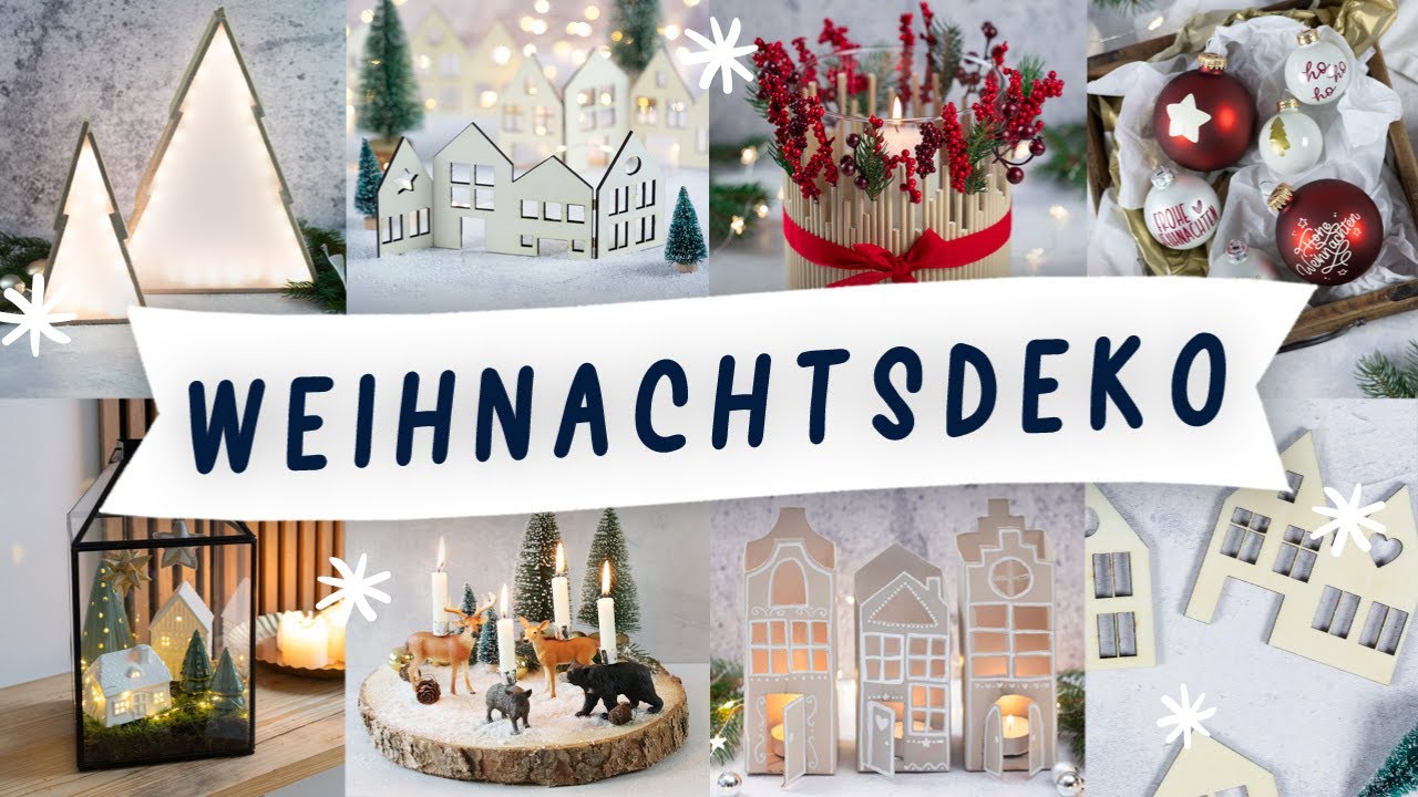 DIY WEIHNACHTSDEKO | Dekoration selbermachen| einfache & besondere Ideen f&uuml;r Weihnachten | TRYTRYTRY