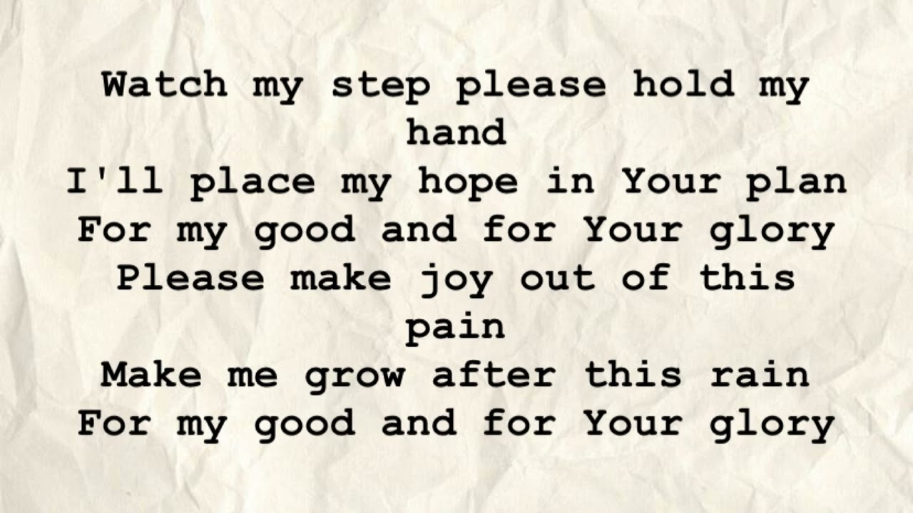 BRAG WORSHIP, Trip Lee - For Your Glory lyrics