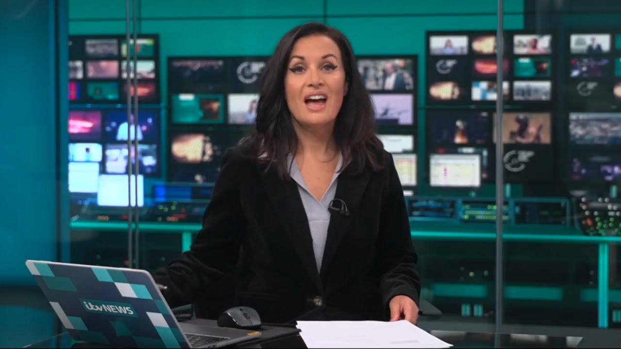 ITV1 : ITV Lunchtime News and ITV News London (Video-Wall Studio) - 28 November 2025