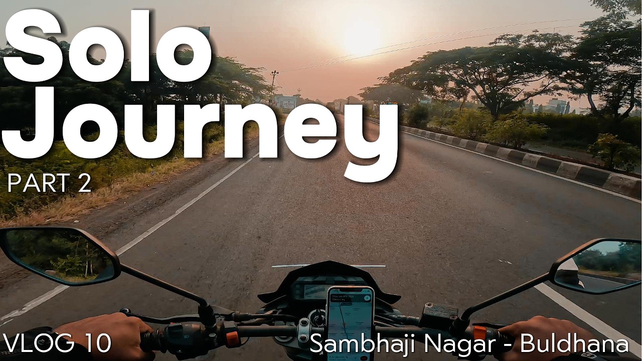 Sambhaji Nagar to Buldhana Motorcycle Journey.#bikeride  #motovlog  #motorcyclelife  #soloride