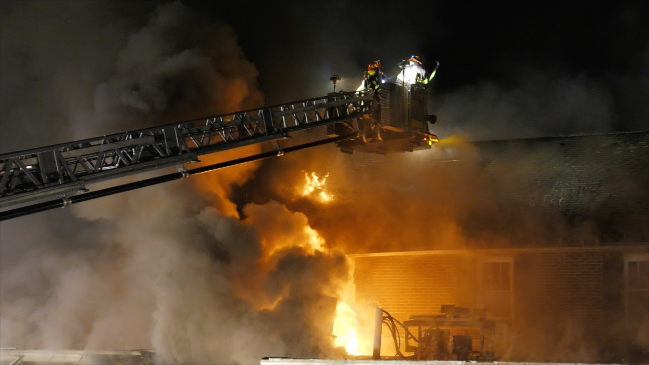 Multiple alarm fire in a restaurant, Carbon County PA 03/18/18