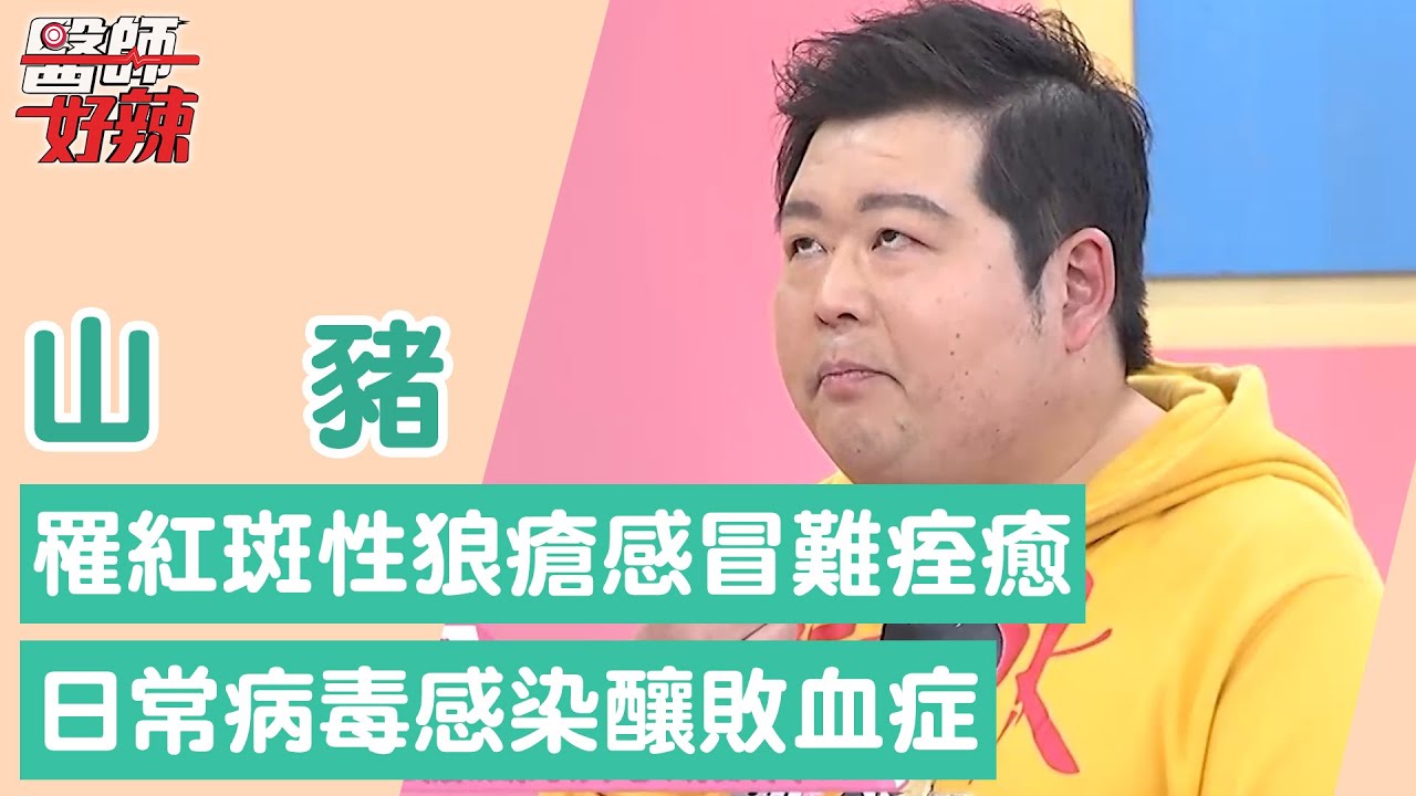 山豬猝逝前最後身影曝！罹患紅斑性狼瘡吃藥無法痊癒！恐怖日常病毒感染釀敗血症！【醫師好辣】山豬 必看精彩片段