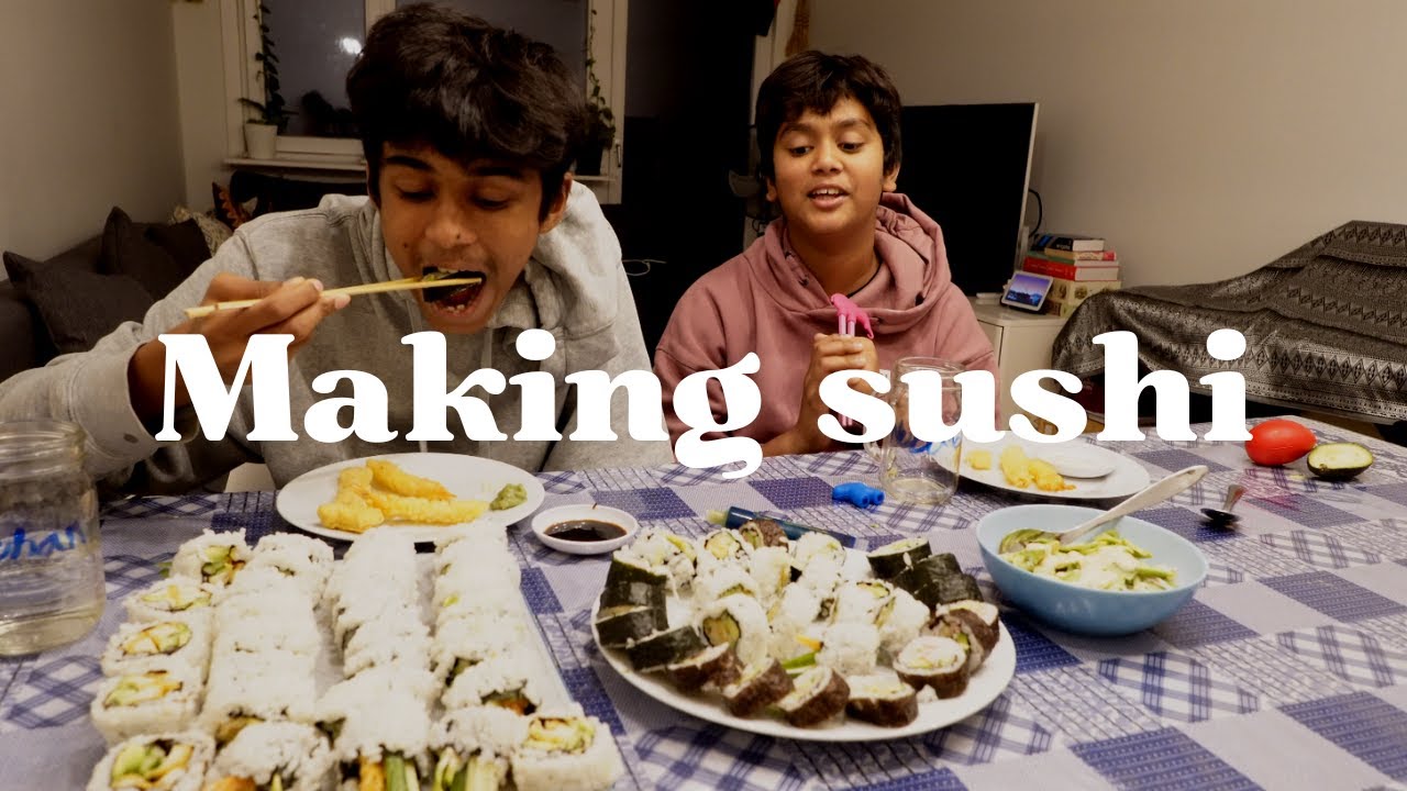 making sushi