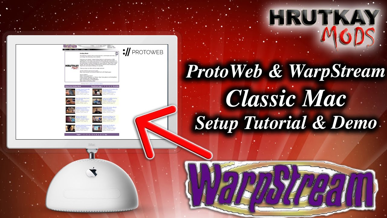 Classic Mac ProtoWeb & WarpStream Setup Tutorial #PPCChallenge24