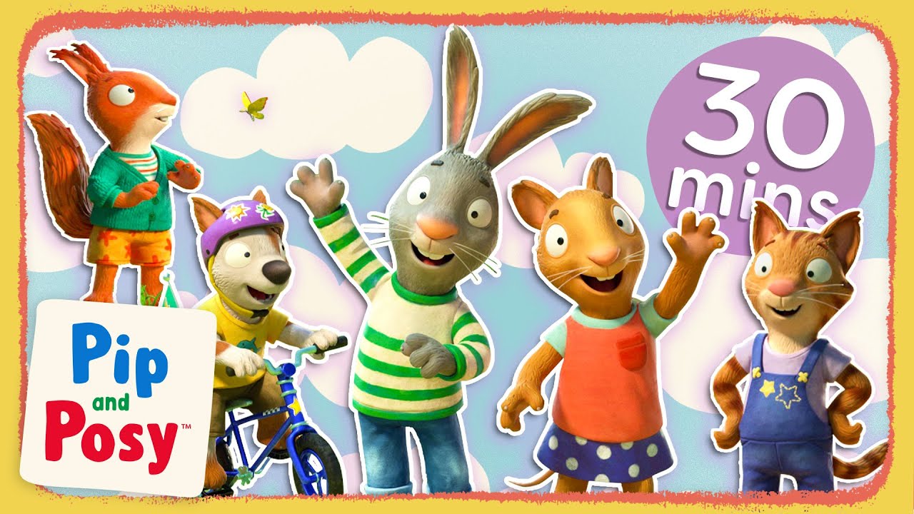 Play With Pip, Posy, & Friends! 🐭🐰🐶🐱 | Pip and Posy - Preschool Cartoon Animals