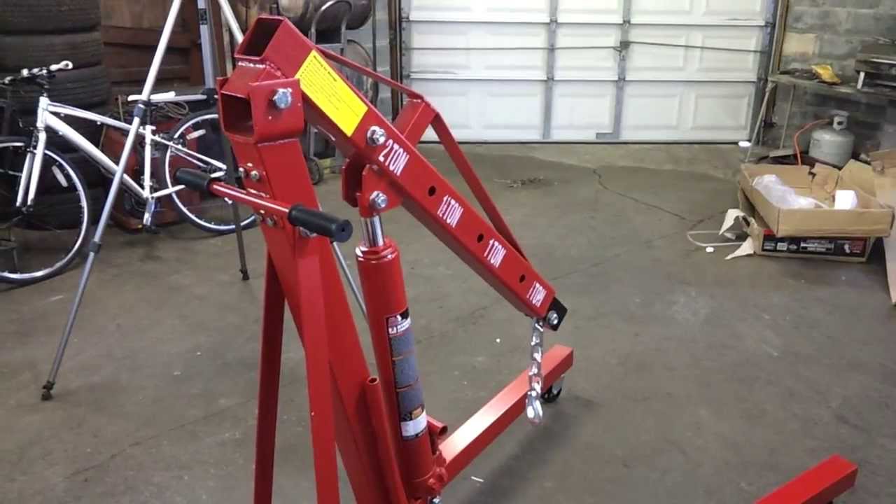 Pep Boys Big Red 2 Ton Engine Hoist - Review - Part 3 of 3