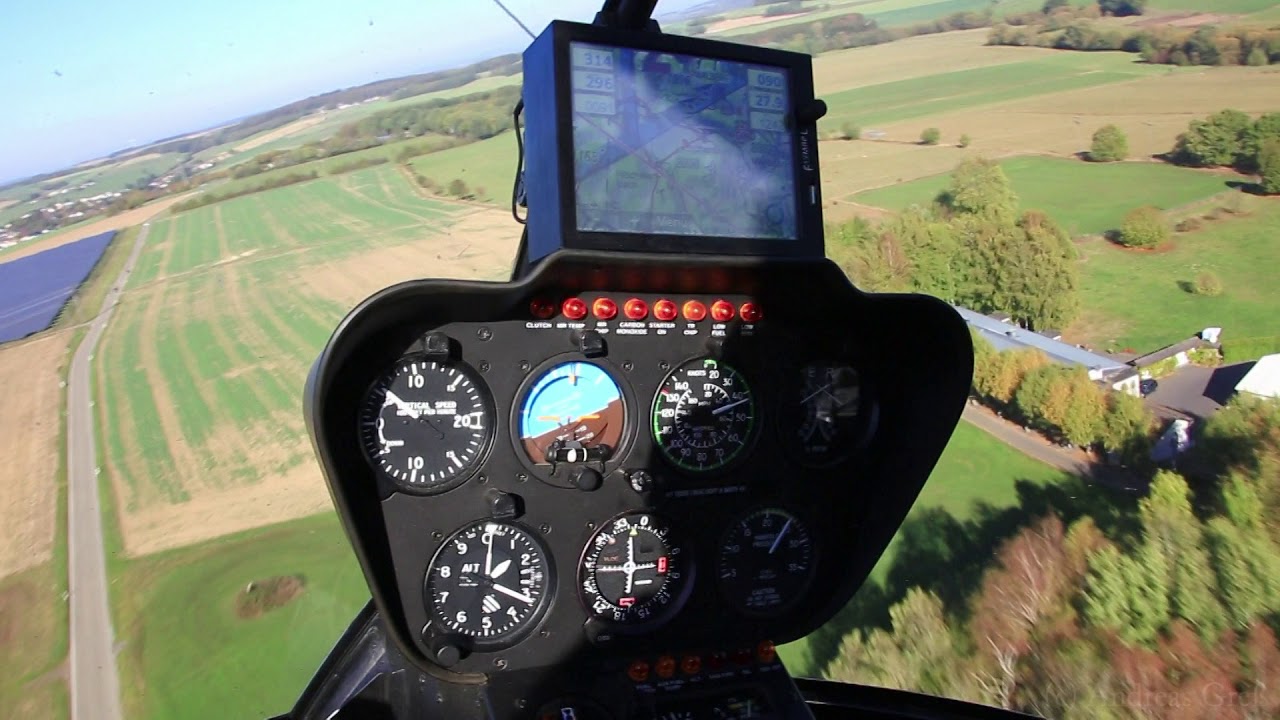 Hubschrauber in Hachenburg im Westerwald