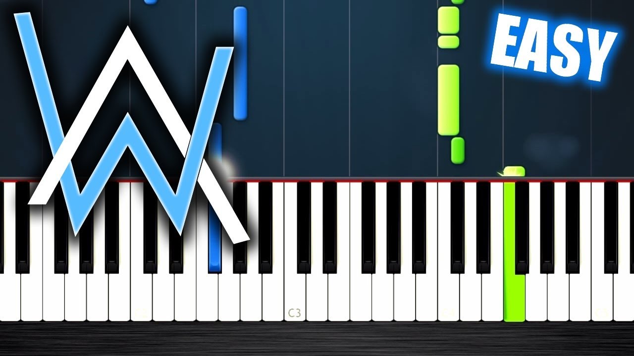 Alan Walker - All Falls Down - EASY Piano Tutorial by PlutaX
