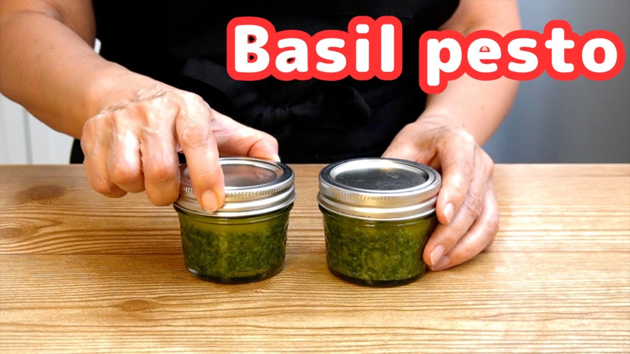 【Basil pesto】Japanese Mama's 3min.Cooking Channel